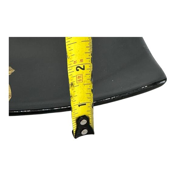 collin fused art glass Trinket tray handcrafted dish signed set of 2 - Picture 9 of 16